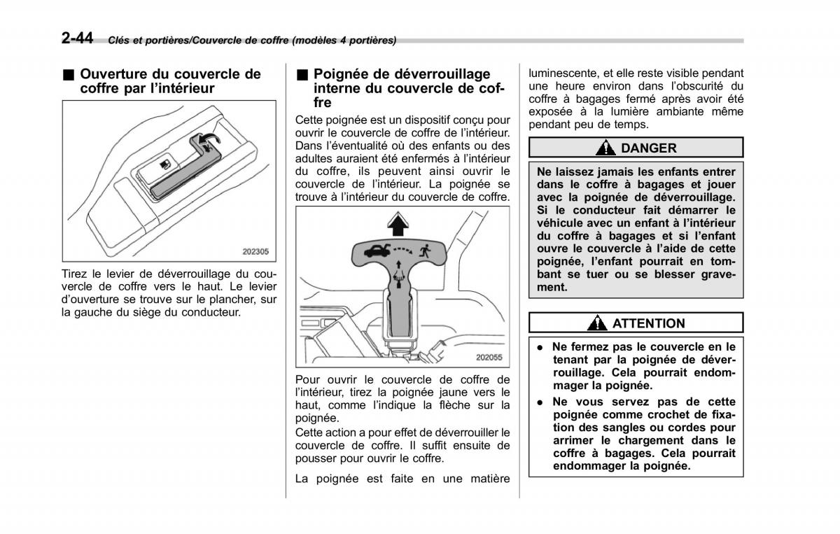 Subaru XV Crosstrek manuel du proprietaire / page 150