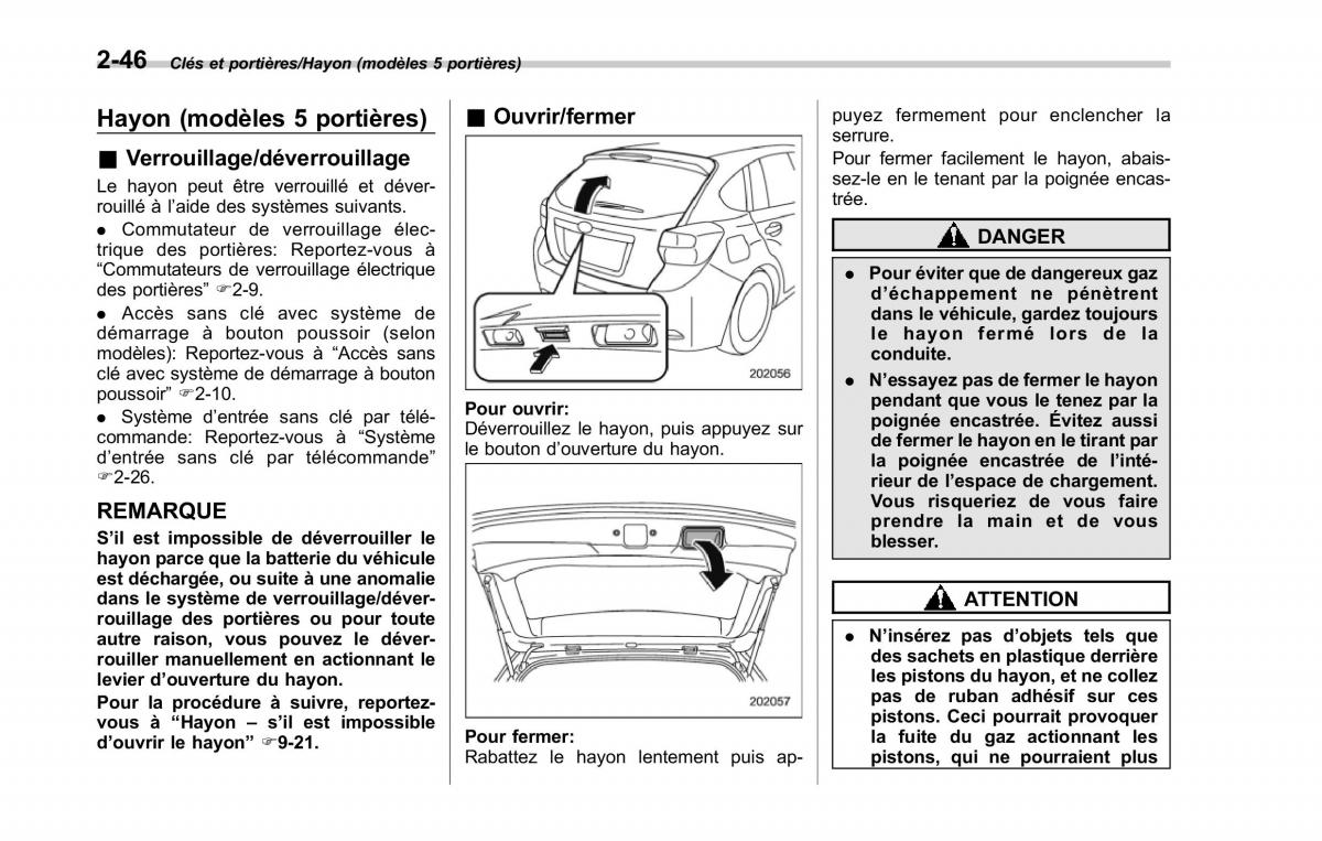 Subaru XV Crosstrek manuel du proprietaire / page 152