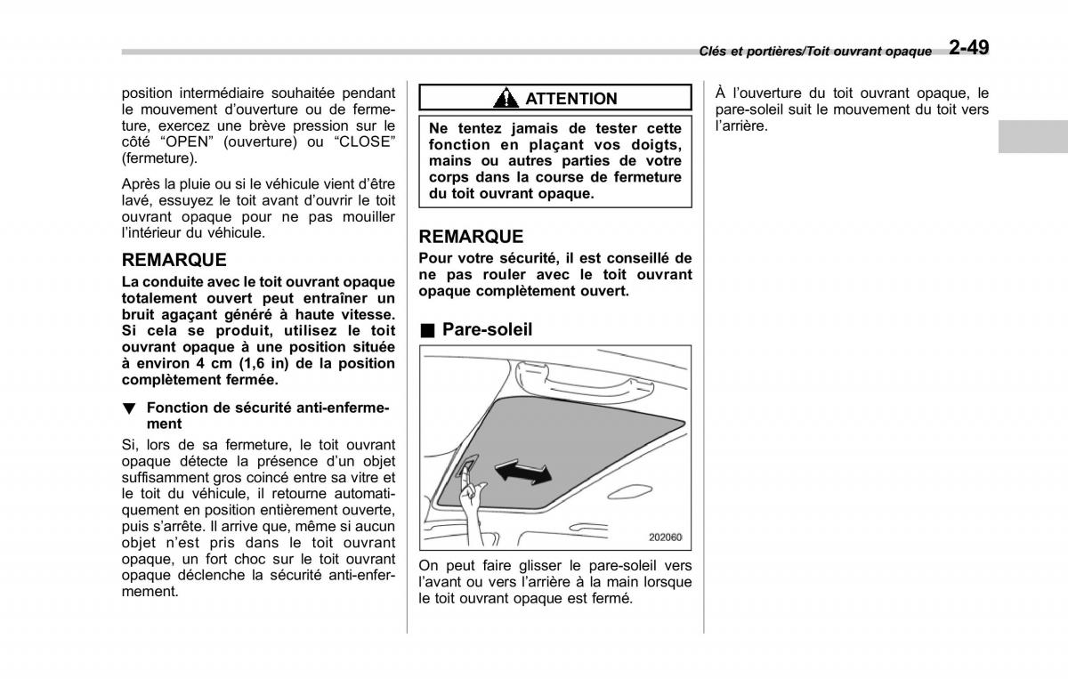 Subaru XV Crosstrek manuel du proprietaire / page 155