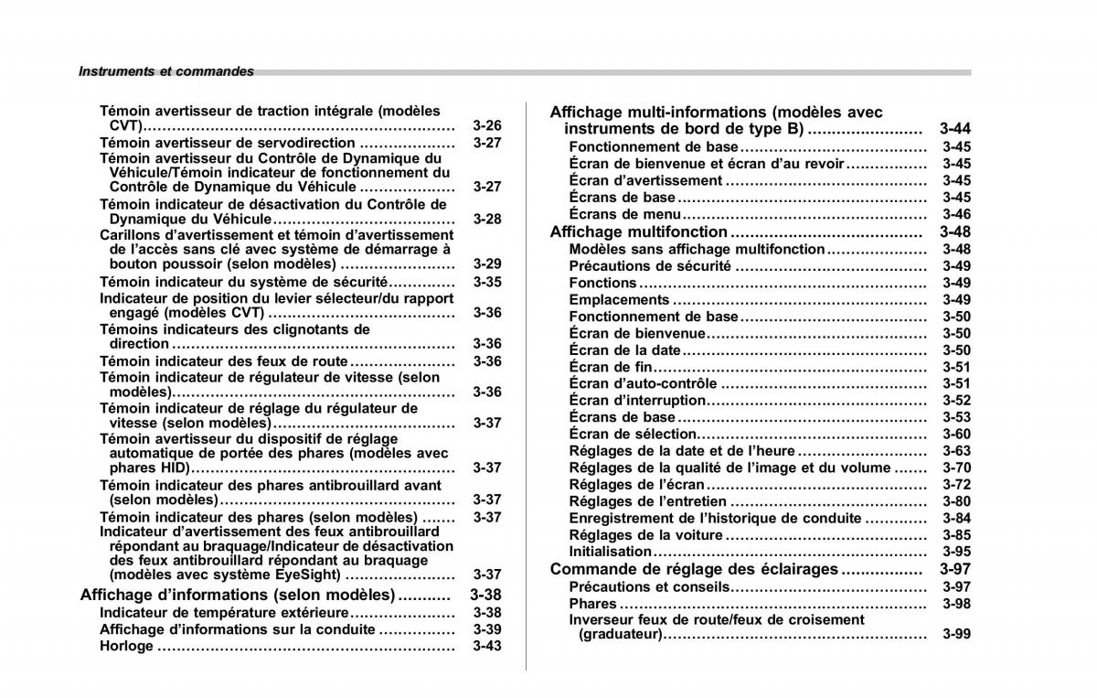 Subaru XV Crosstrek manuel du proprietaire / page 158