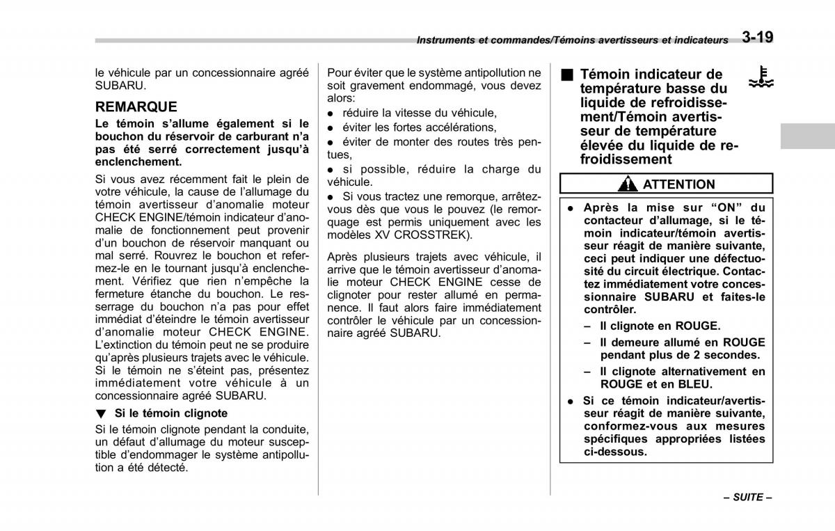 Subaru XV Crosstrek manuel du proprietaire / page 175