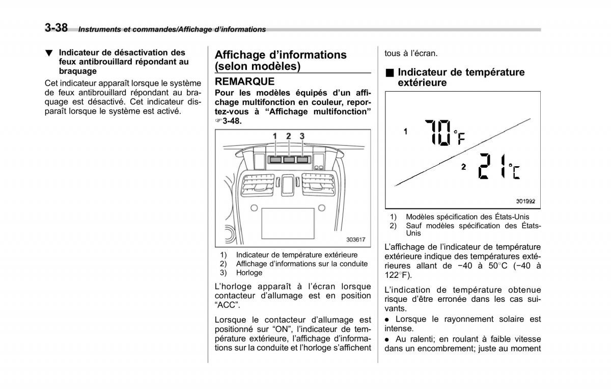 Subaru XV Crosstrek manuel du proprietaire / page 194