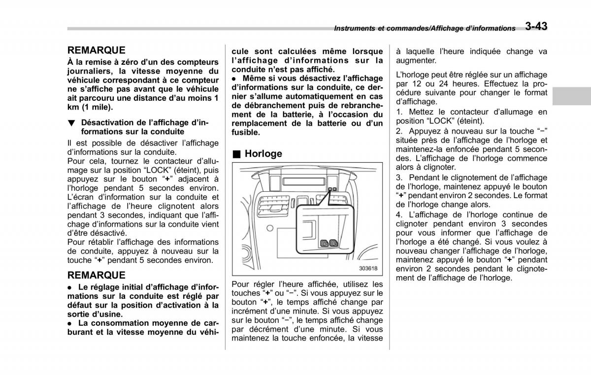 Subaru XV Crosstrek manuel du proprietaire / page 199