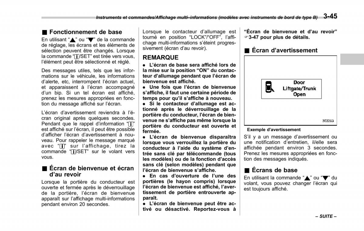 Subaru XV Crosstrek manuel du proprietaire / page 201