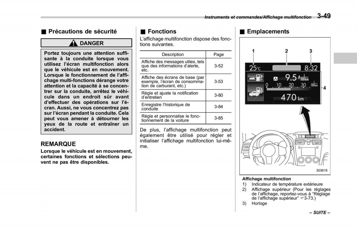 Subaru XV Crosstrek manuel du proprietaire / page 205