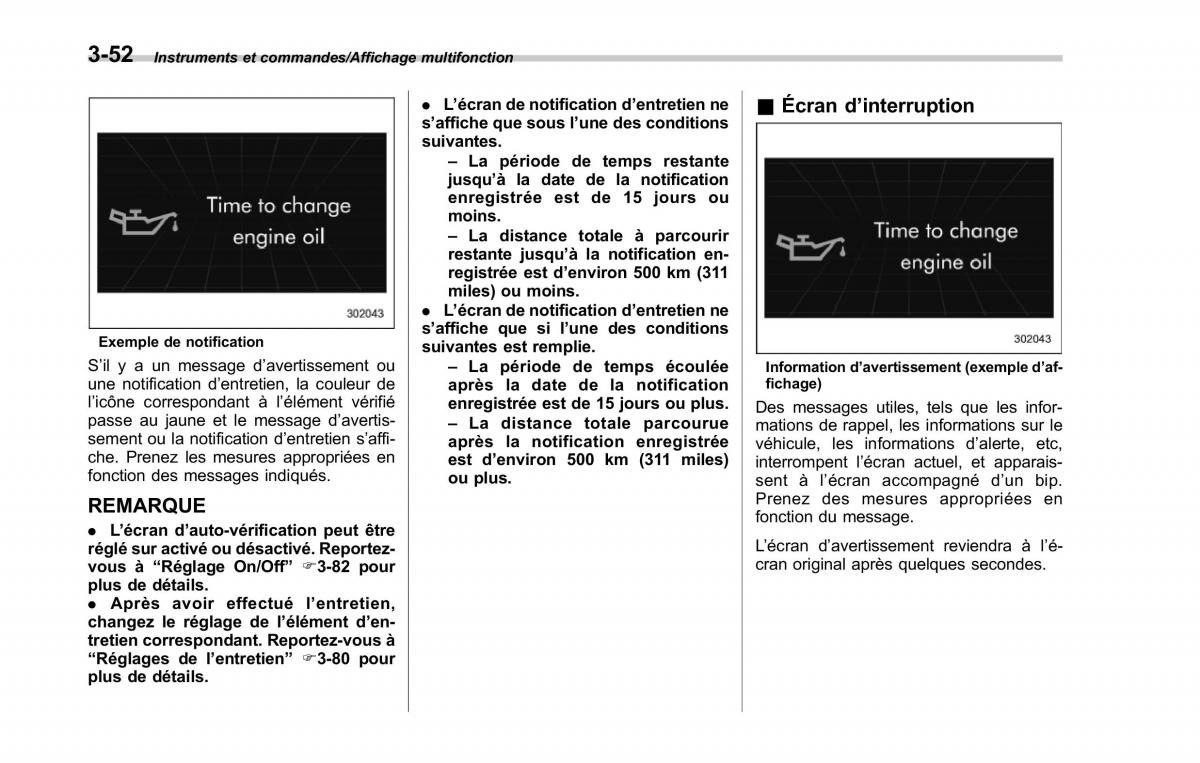 Subaru XV Crosstrek manuel du proprietaire / page 208