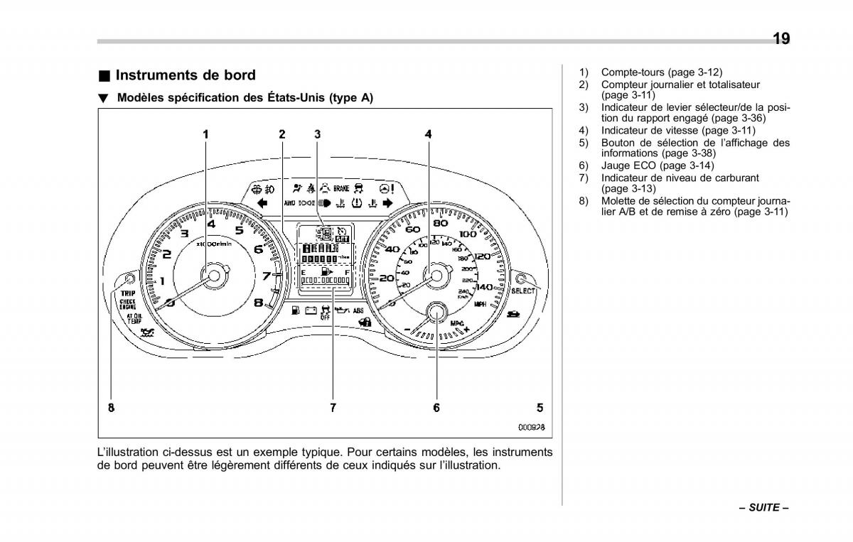 Subaru XV Crosstrek manuel du proprietaire / page 25