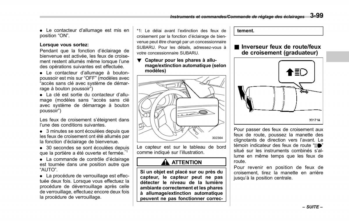 Subaru XV Crosstrek manuel du proprietaire / page 255