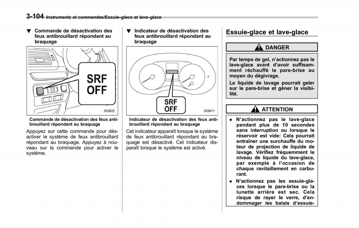 Subaru XV Crosstrek manuel du proprietaire / page 260