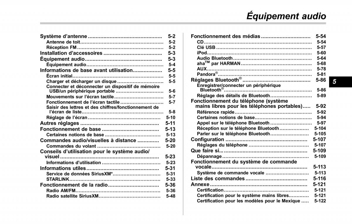 Subaru XV Crosstrek manuel du proprietaire / page 291