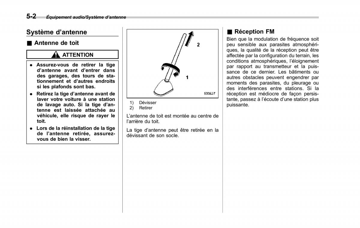 Subaru XV Crosstrek manuel du proprietaire / page 292