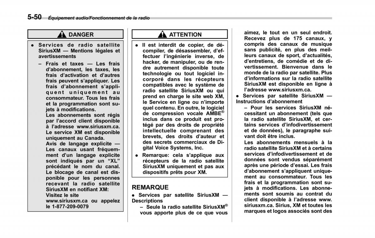 Subaru XV Crosstrek manuel du proprietaire / page 340