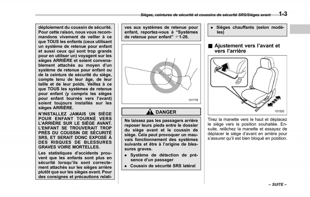 Subaru XV Crosstrek manuel du proprietaire / page 35