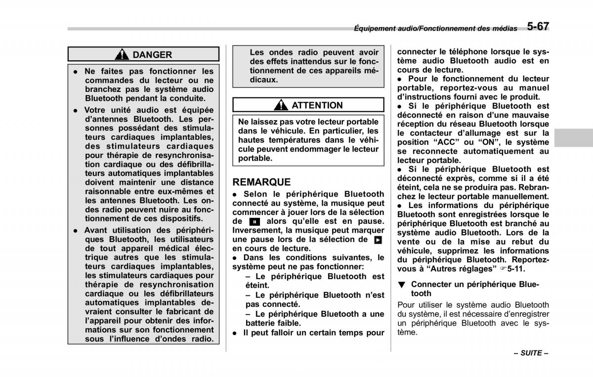 Subaru XV Crosstrek manuel du proprietaire / page 357