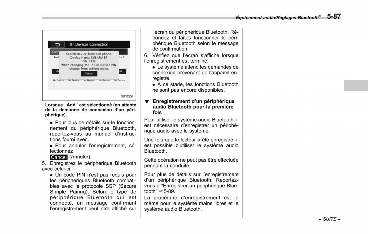 Subaru XV Crosstrek manuel du proprietaire / page 377