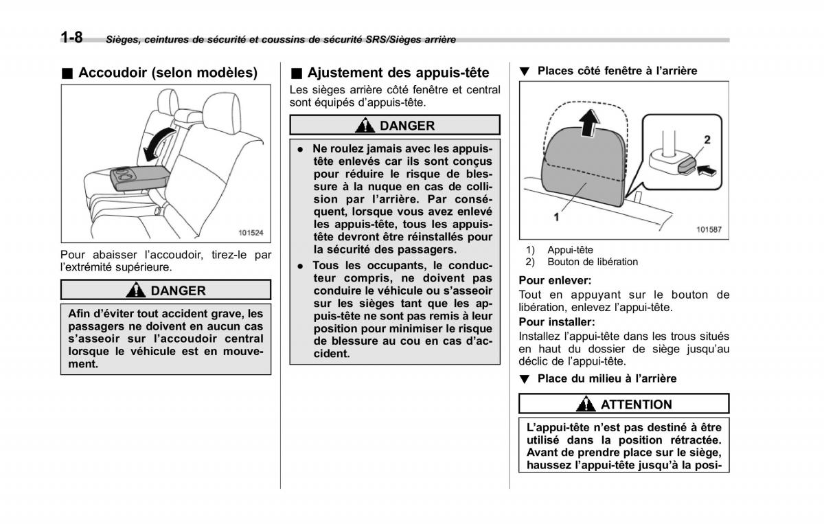 Subaru XV Crosstrek manuel du proprietaire / page 40