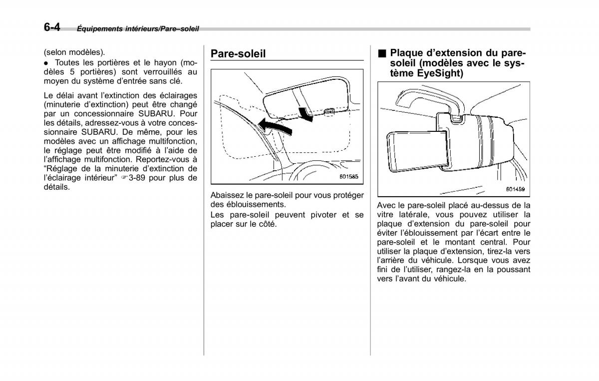 Subaru XV Crosstrek manuel du proprietaire / page 416