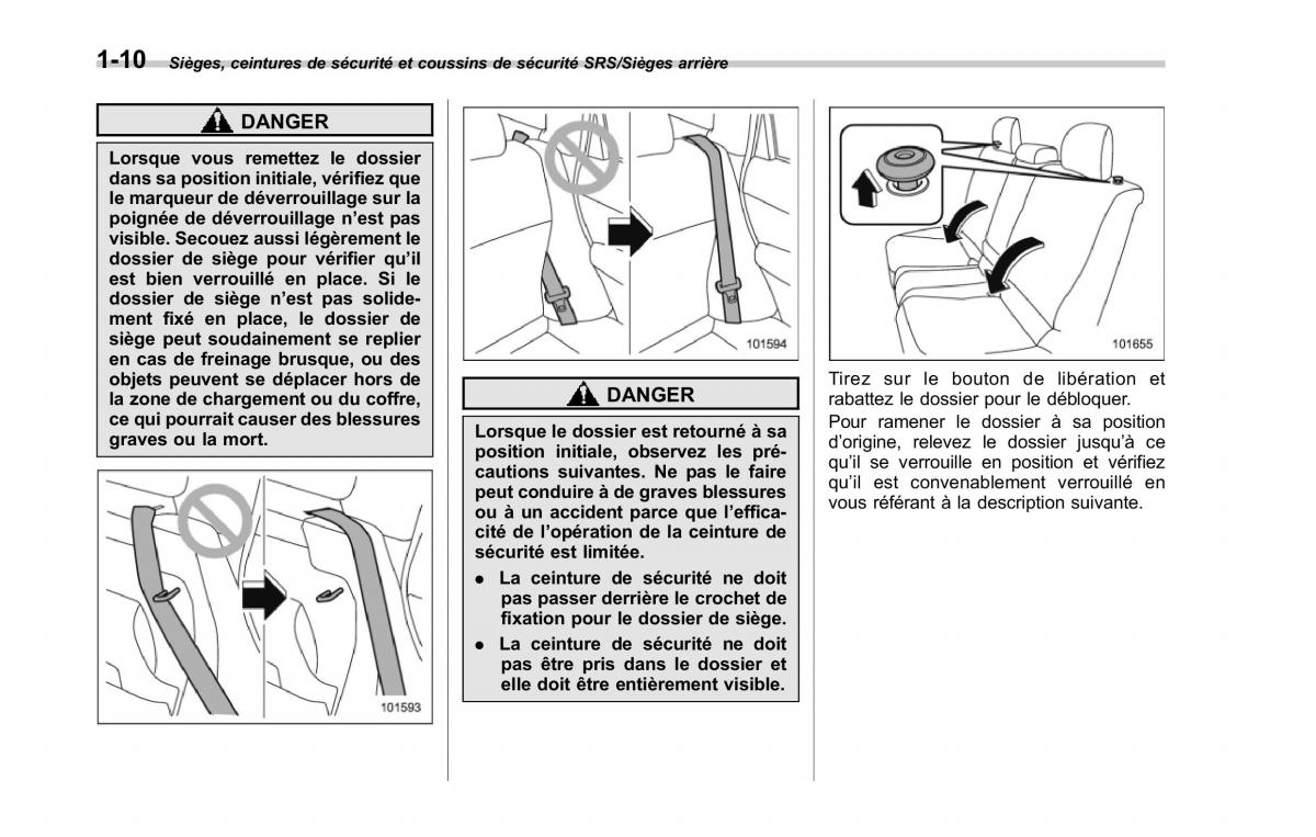 Subaru XV Crosstrek manuel du proprietaire / page 42