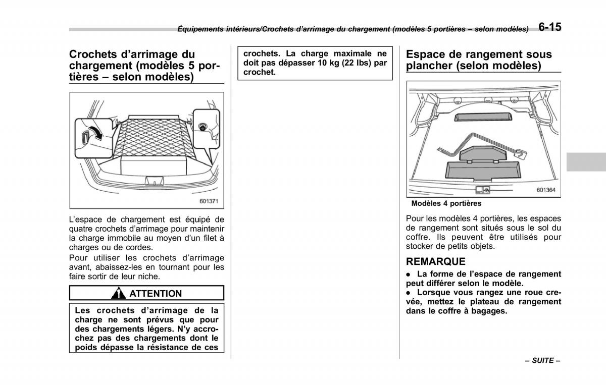 Subaru XV Crosstrek manuel du proprietaire / page 427