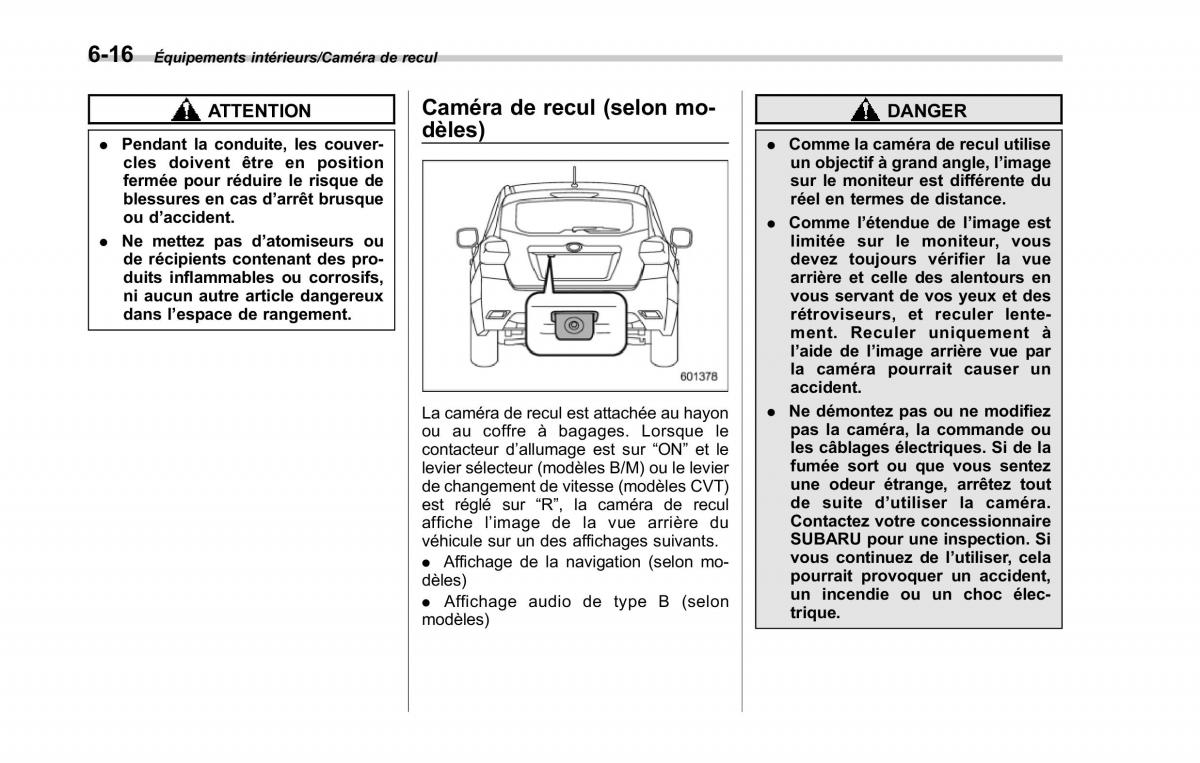 Subaru XV Crosstrek manuel du proprietaire / page 428