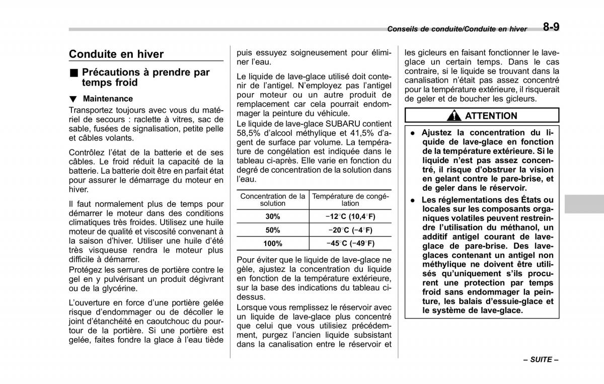 Subaru XV Crosstrek manuel du proprietaire / page 497