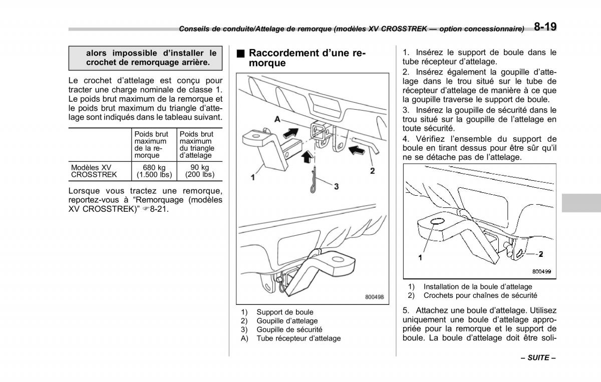 Subaru XV Crosstrek manuel du proprietaire / page 507