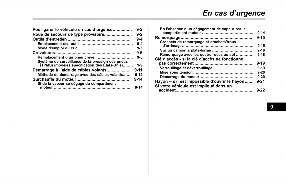 Subaru XV Crosstrek manuel du proprietaire / page 519