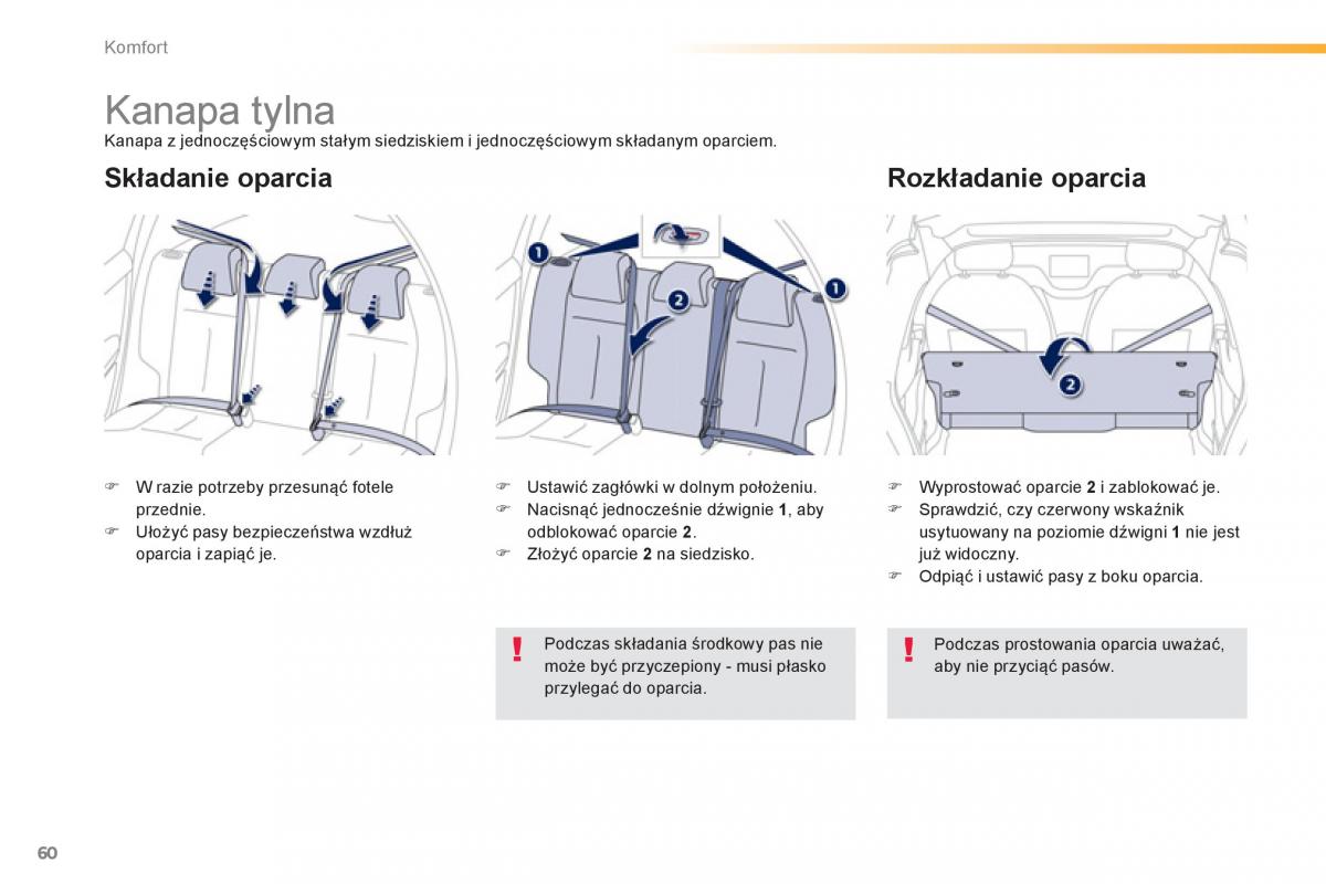 Peugeot 208 instrukcja obslugi / page 62