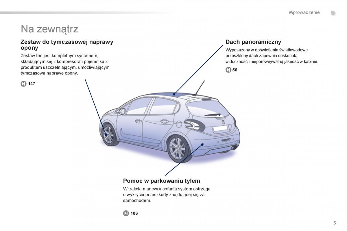 Peugeot 208 instrukcja obslugi / page 7