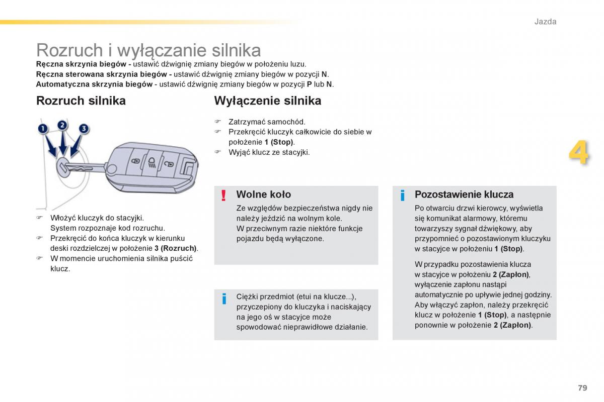 Peugeot 208 instrukcja obslugi / page 81