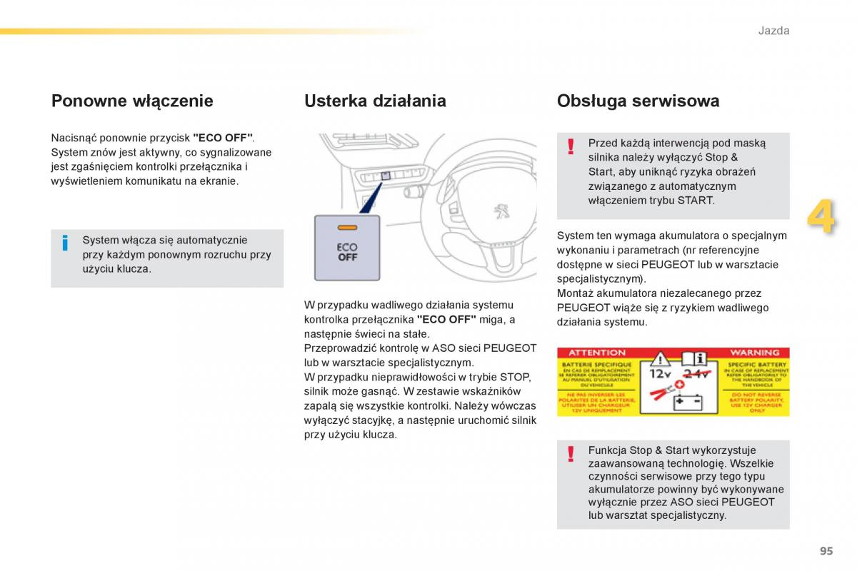 Peugeot 208 instrukcja obslugi / page 97