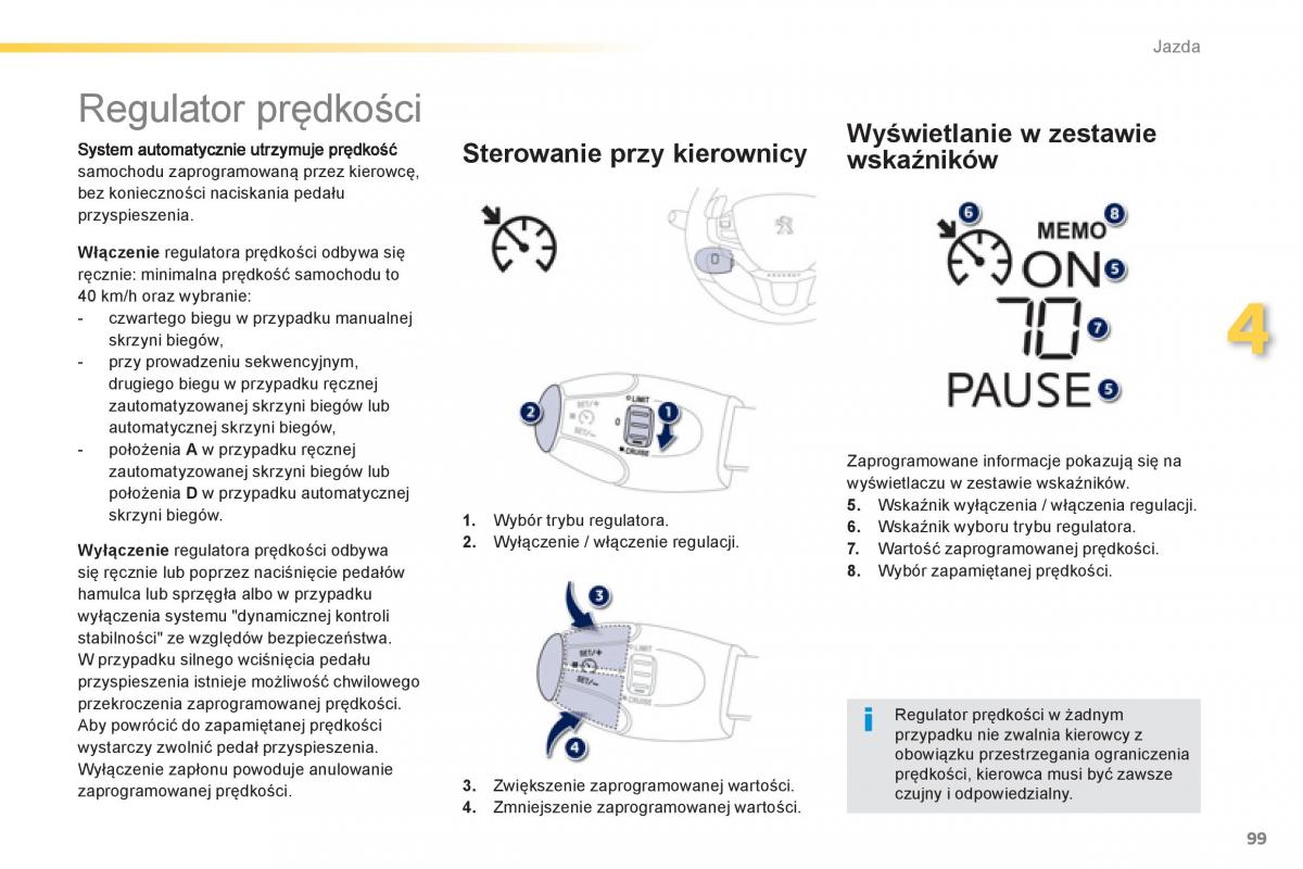 Peugeot 208 instrukcja obslugi / page 101