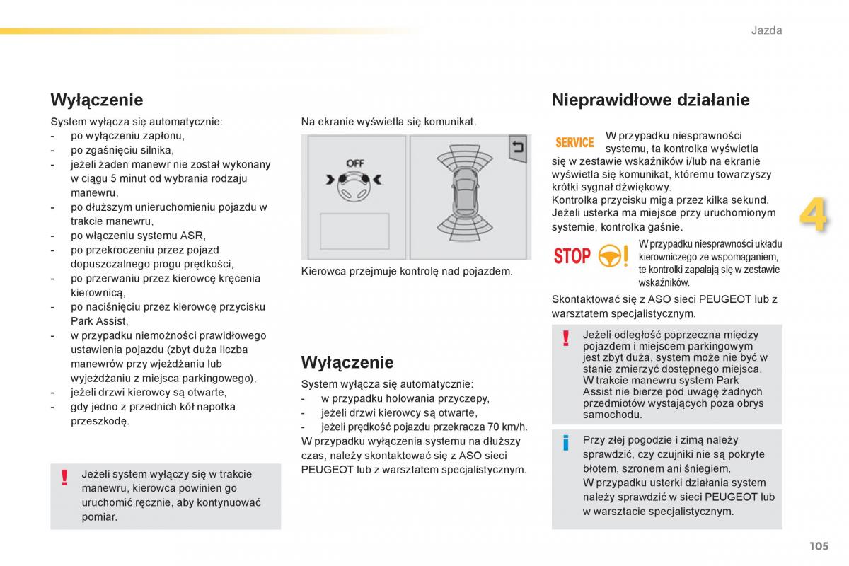 Peugeot 208 instrukcja obslugi / page 107