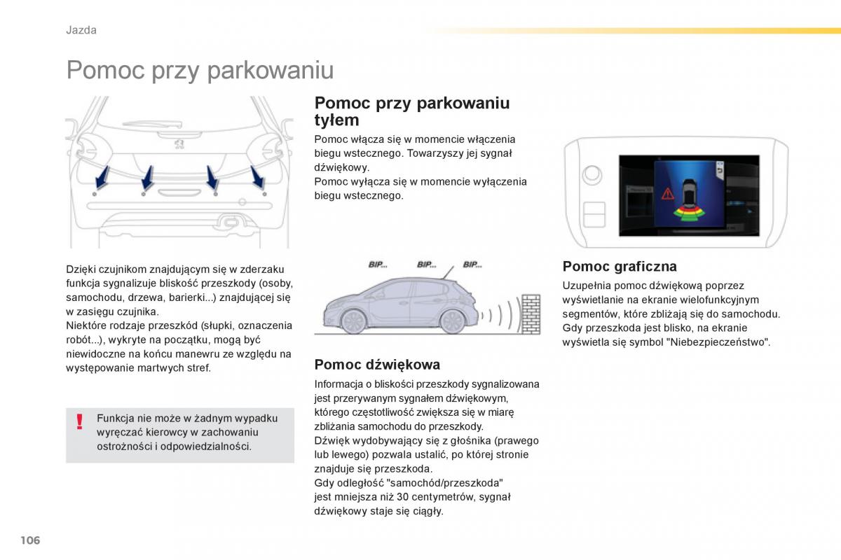 Peugeot 208 instrukcja obslugi / page 108