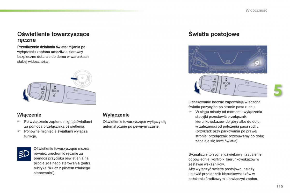 Peugeot 208 instrukcja obslugi / page 117