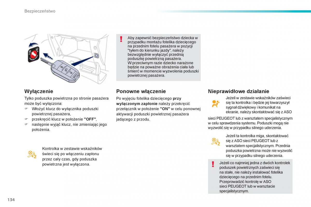 Peugeot 208 instrukcja obslugi / page 136