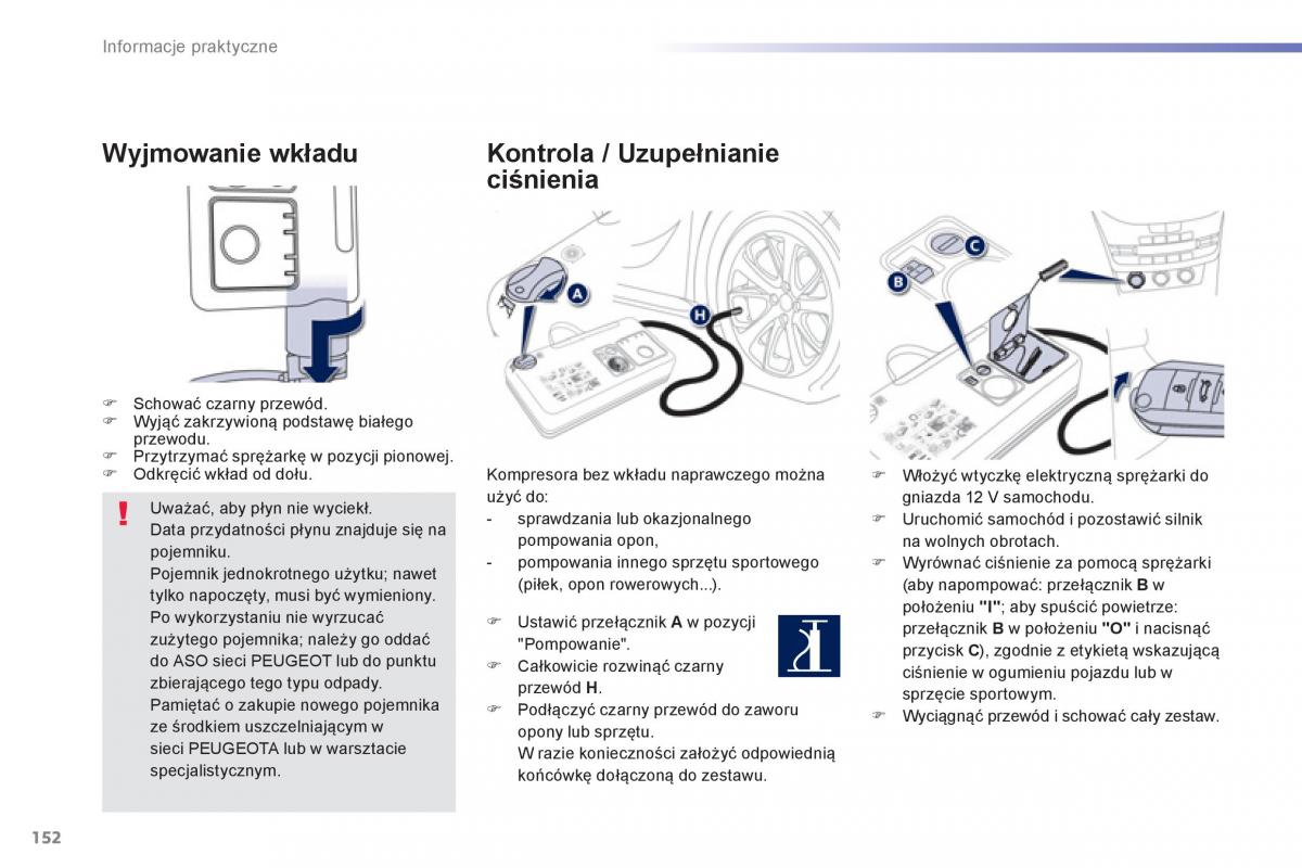 Peugeot 208 instrukcja obslugi / page 154