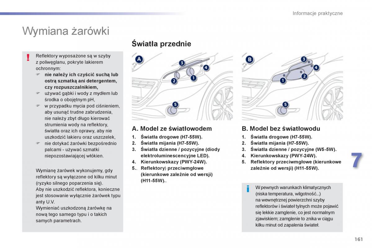 Peugeot 208 instrukcja obslugi / page 163