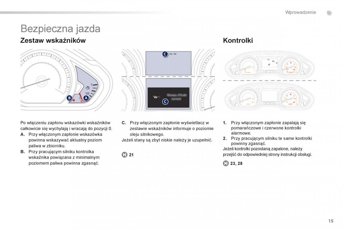 Peugeot 208 instrukcja obslugi / page 17