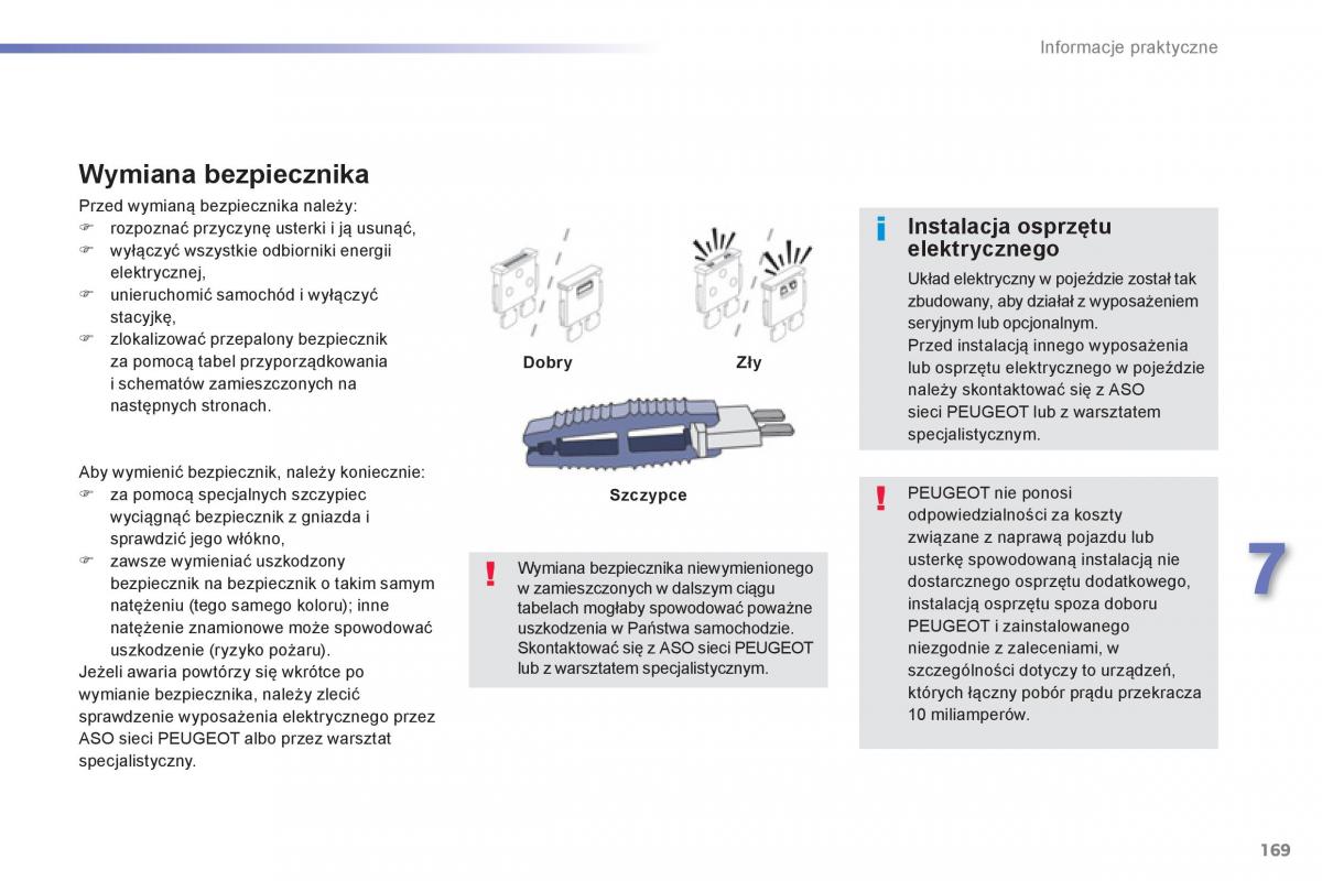 Peugeot 208 instrukcja obslugi / page 171