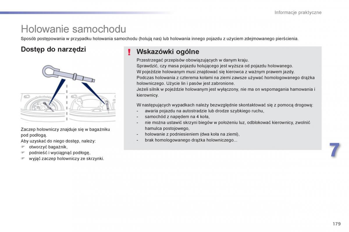 Peugeot 208 instrukcja obslugi / page 181