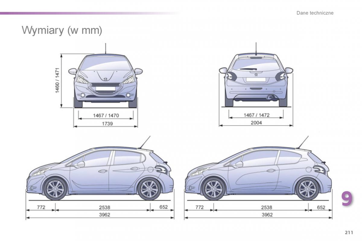 Peugeot 208 instrukcja obslugi / page 213