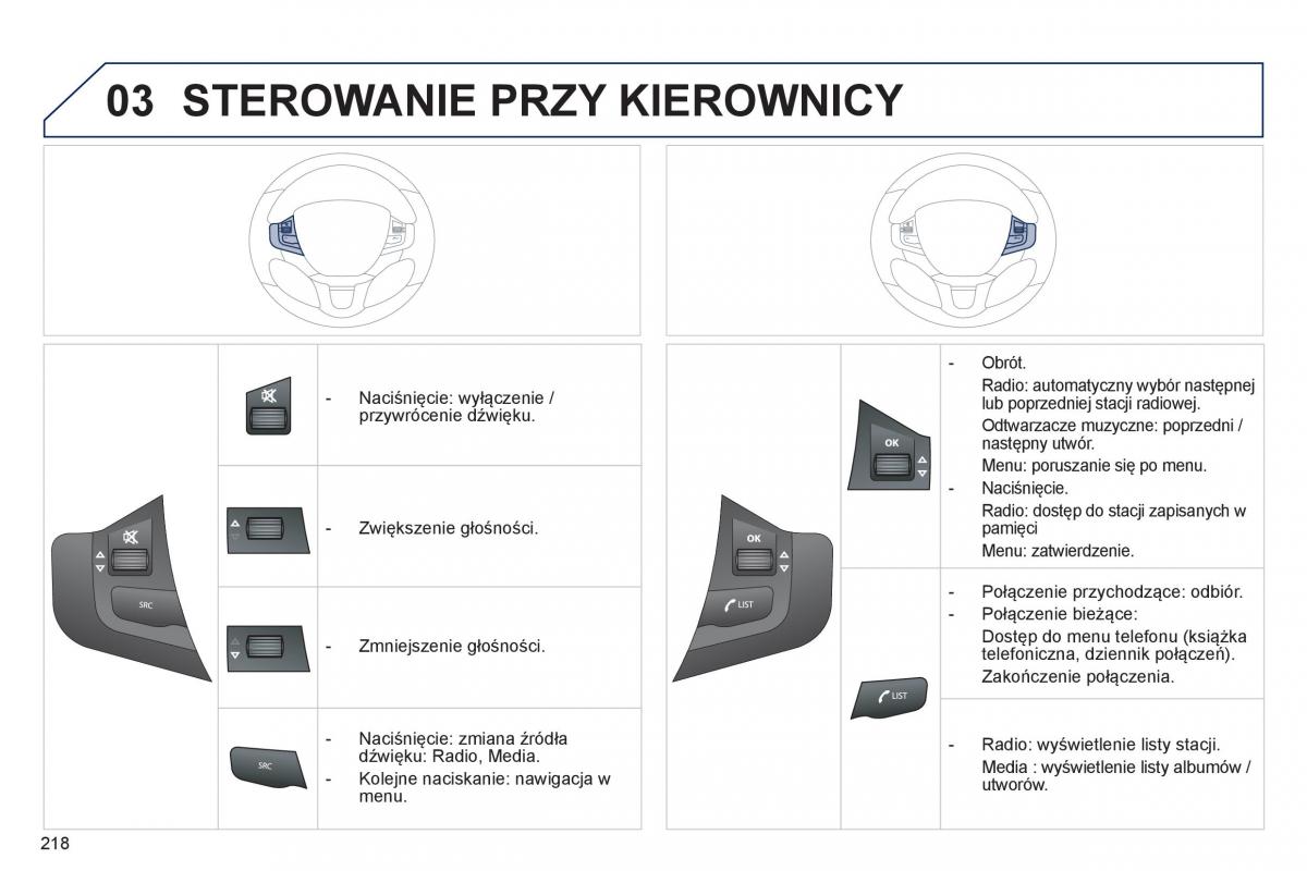 Peugeot 208 instrukcja obslugi / page 220