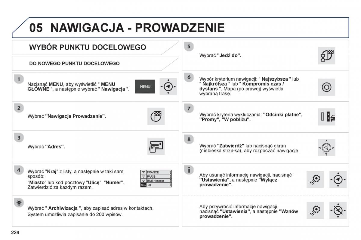 Peugeot 208 instrukcja obslugi / page 226