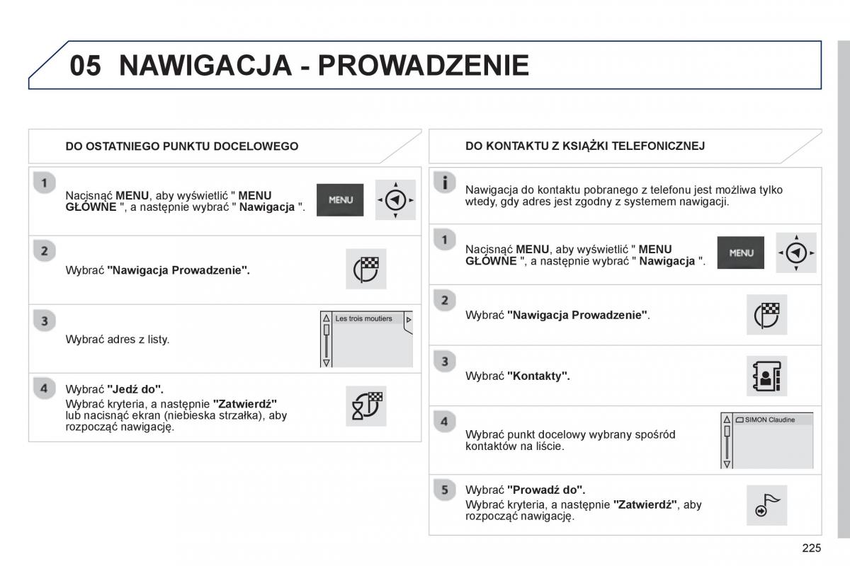 Peugeot 208 instrukcja obslugi / page 227