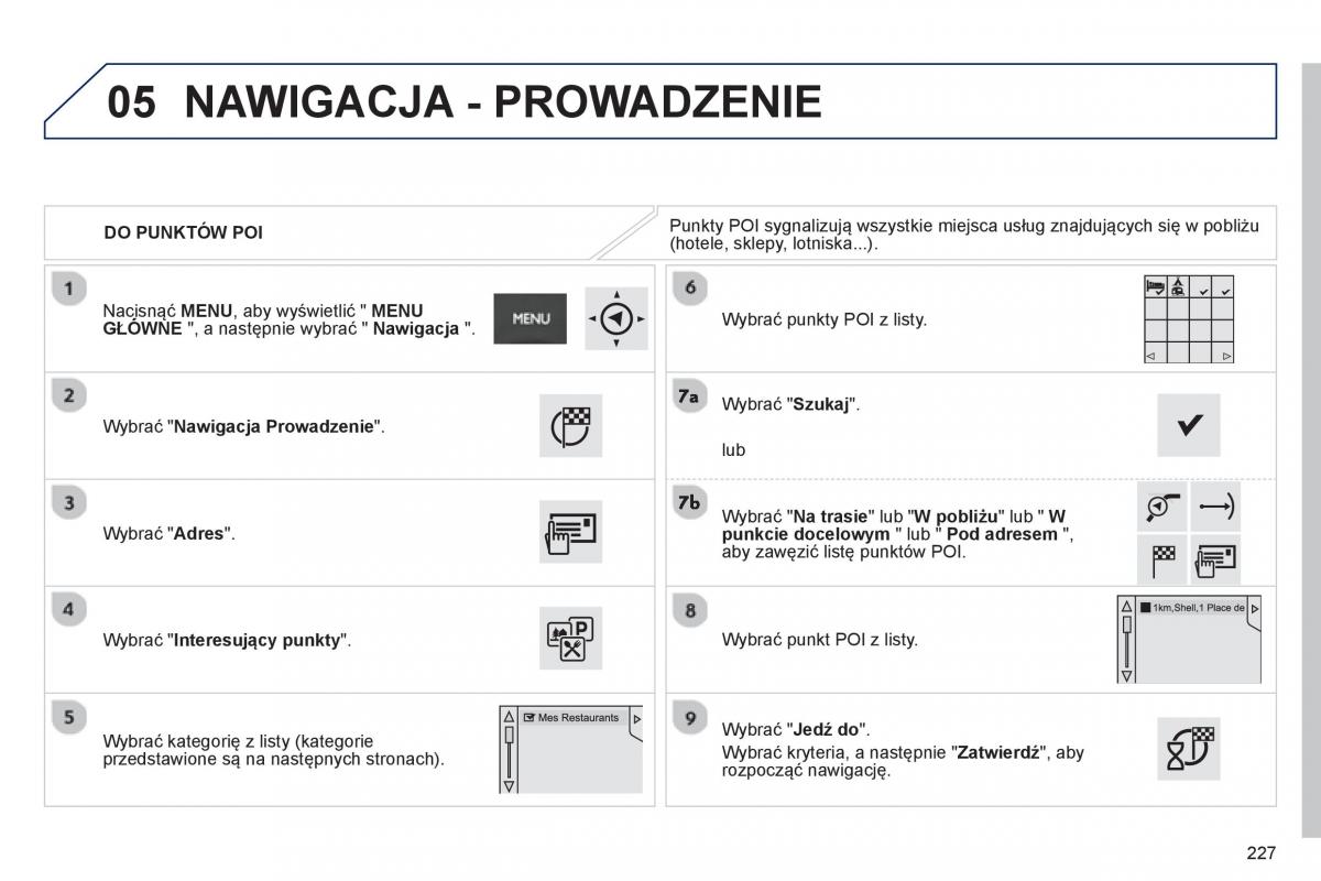 Peugeot 208 instrukcja obslugi / page 229