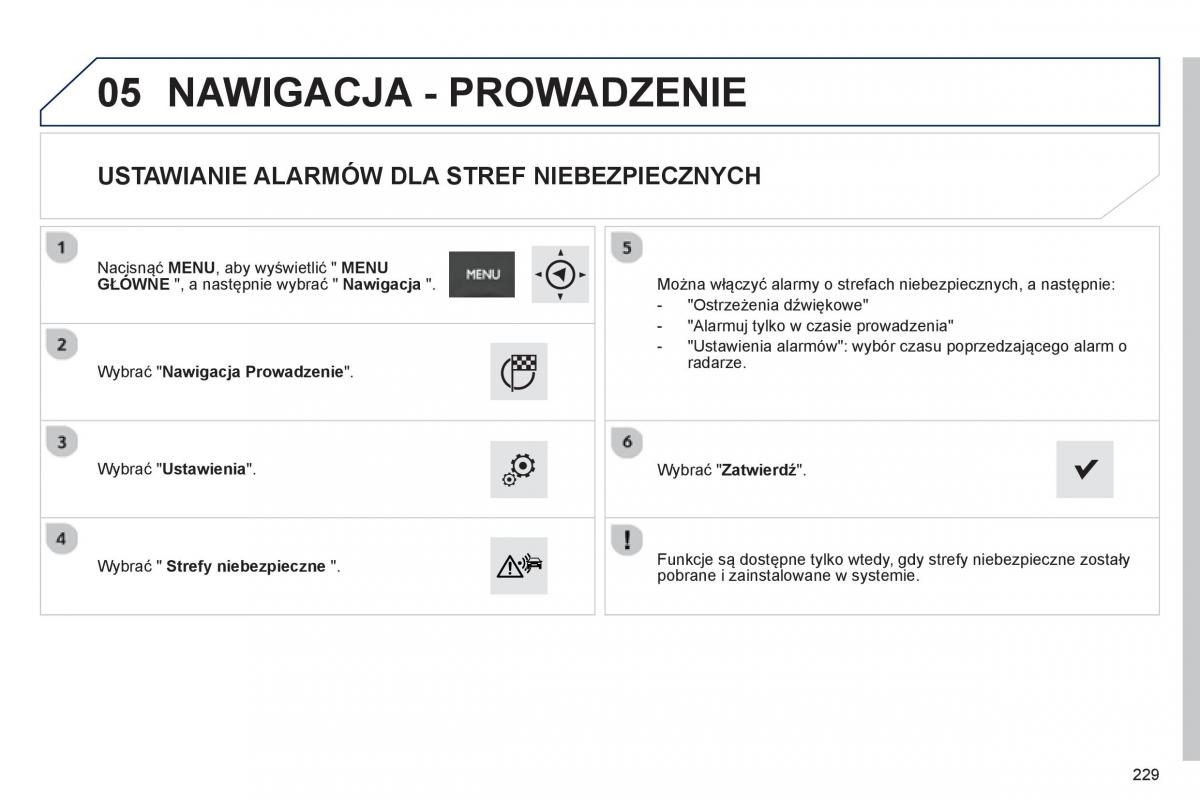 Peugeot 208 instrukcja obslugi / page 231