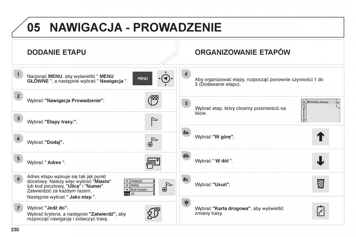 Peugeot 208 instrukcja obslugi / page 232