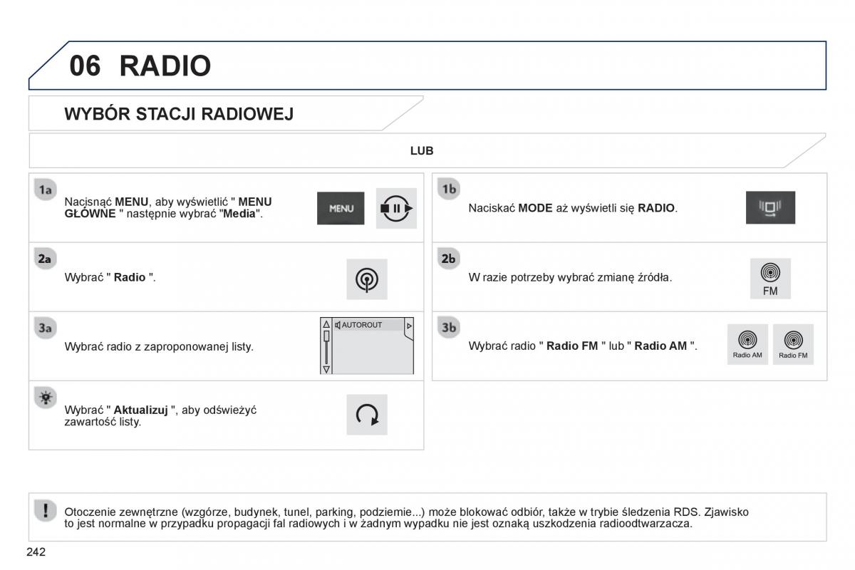 Peugeot 208 instrukcja obslugi / page 244