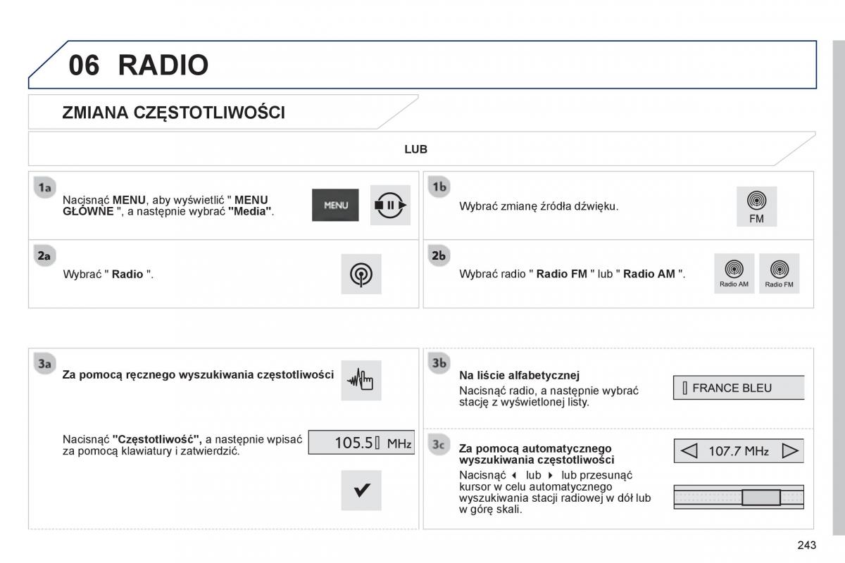 Peugeot 208 instrukcja obslugi / page 245